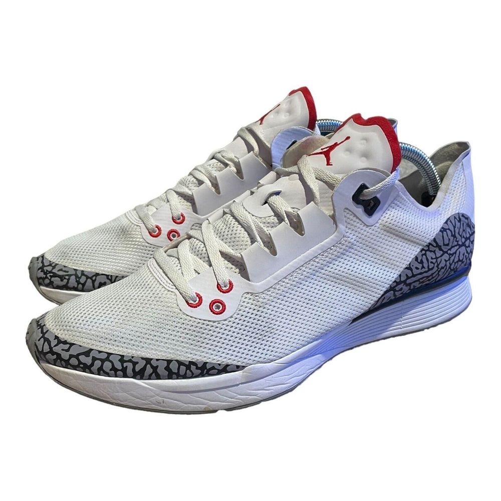 Nike Air Jordan 88 Racer Mens Size 11 US White Cement Fire Red Shoes AV1200-100